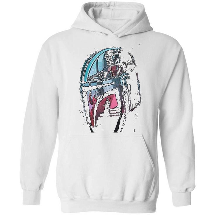 Mandalorian Helmet Reflection Hoodie