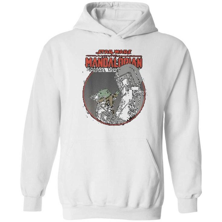 The Mandalorian Mando And The Child Retro Hoodie