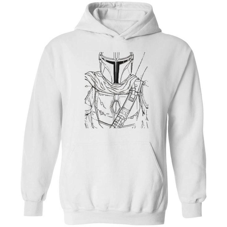 The Mandalorian Muted Warrior Hoodie