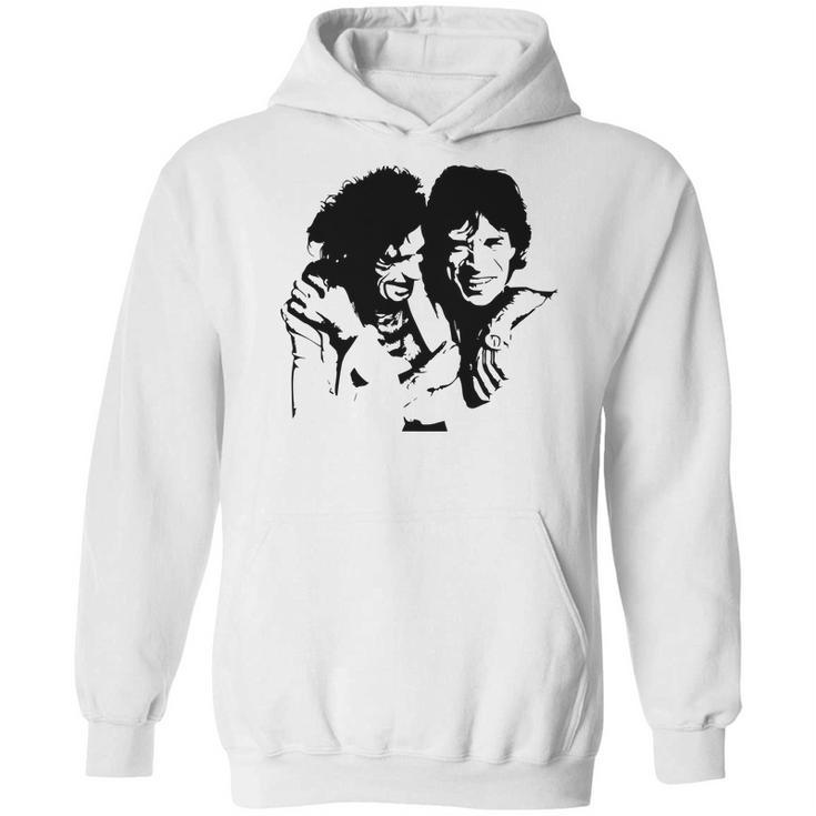 Mick Jagger And Keith Richards Hoodie