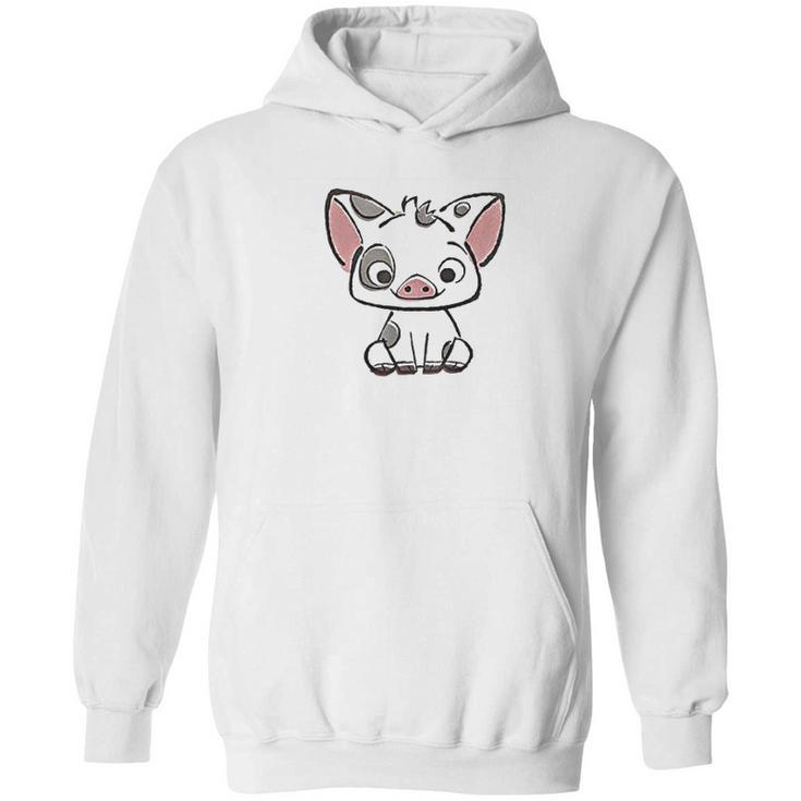 Moana Pua The Pig Girls Cute At Front Hoodie