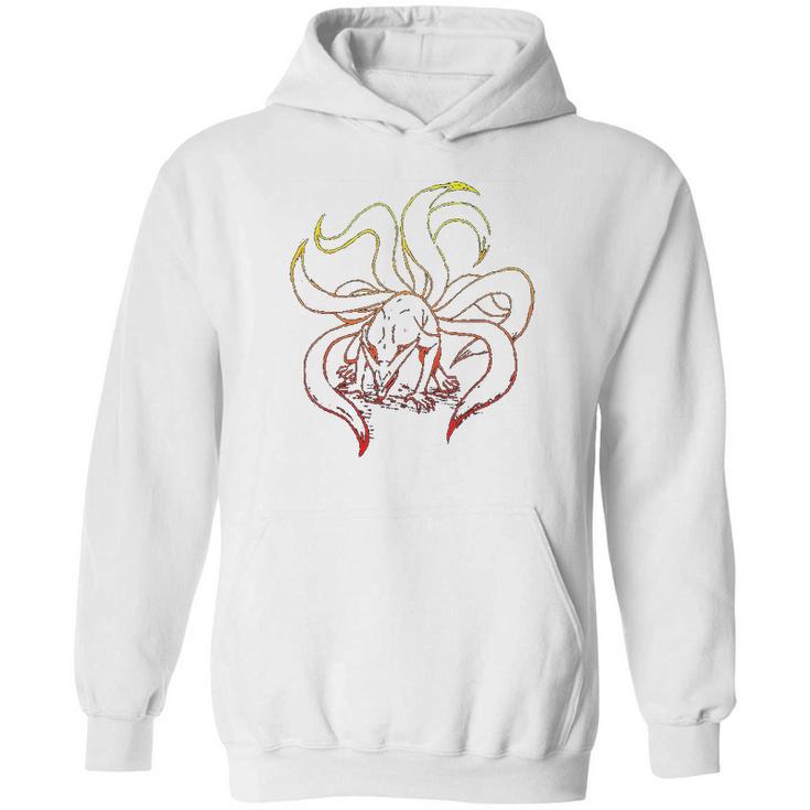 Naruto Shippuden Nine Tails Gradient Hoodie