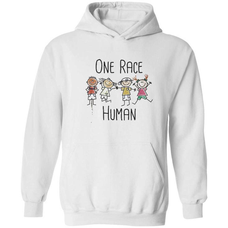 One Race Human Hoodie