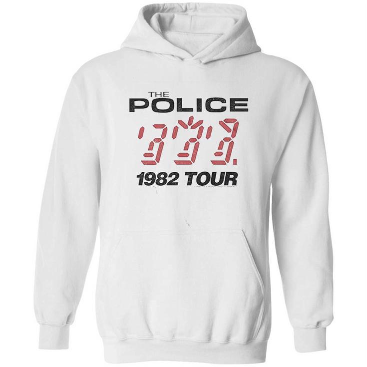 The Police British Rock Band 1982 Tour Hoodie