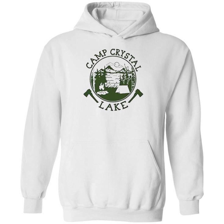 Pop Threads Camp Crystal Lake Counselor Horror Movie Graphic Ringer Hoodie