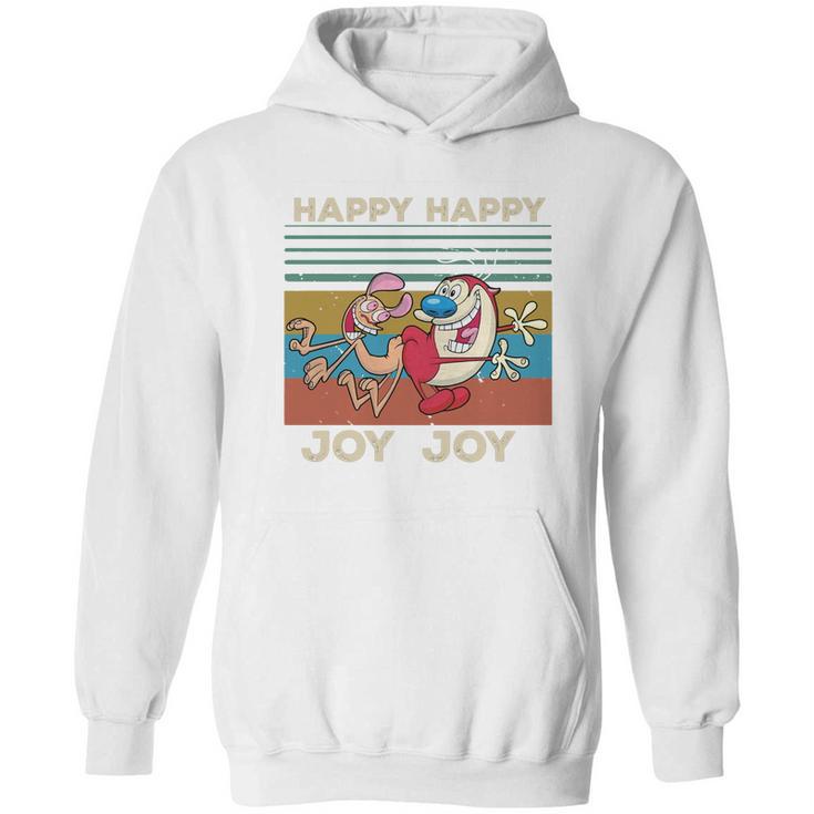 Ren And Stimpy Happy Happy Joy Joy Hoodie