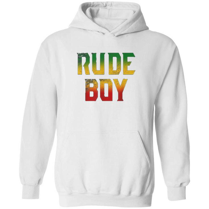 Rude Boy Rasta Reggae Roots Gifts Clothing Jamaica Hoodie