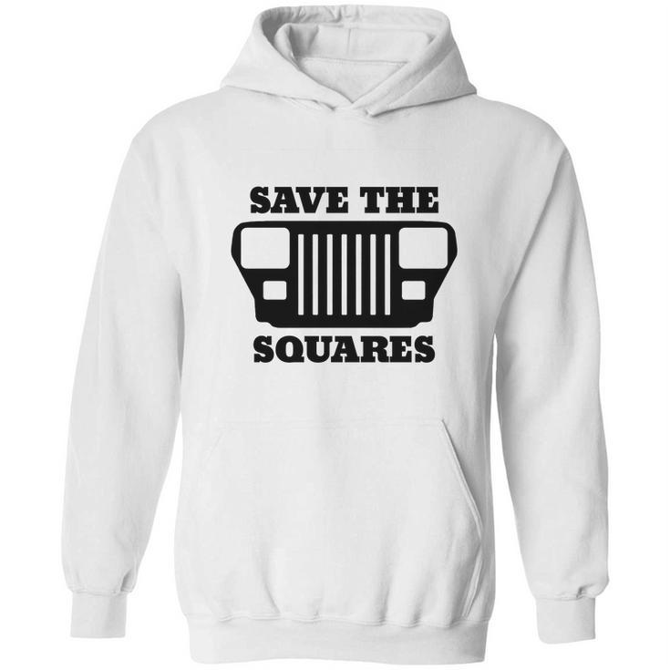 Save The Squares Jeep Hoodie