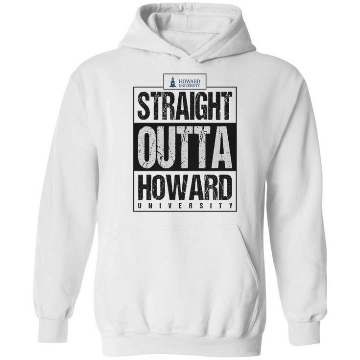 Straight Outta Howard University Funny Gift Hoodie