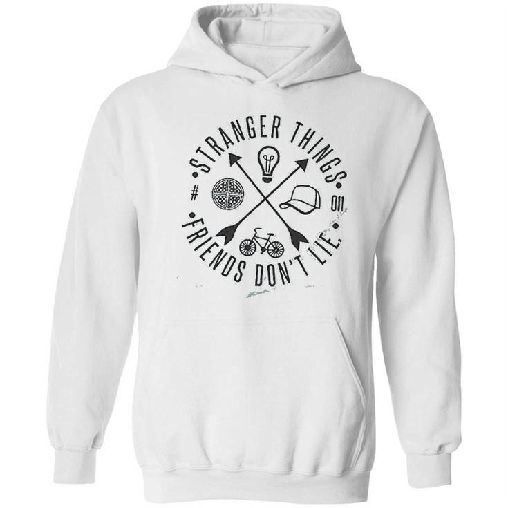 Stranger Things Friends Dont Lie Vintage For Teen Girls Graphic Hoodie