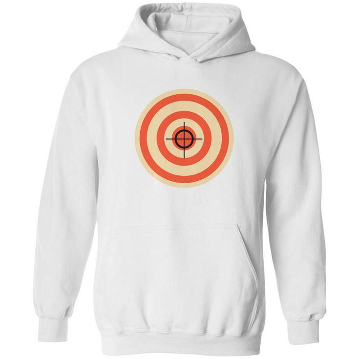 Target Funny Printed On The Back Bulls Eye Gift Tee Hoodie