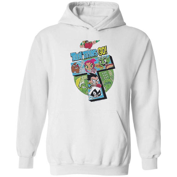 Teen Titans Go  Team Adult Hoodie