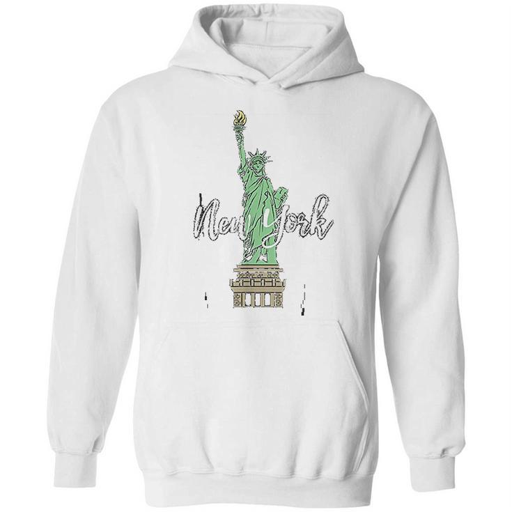 Tourist Statue Of Liberty Iconic New York Hoodie