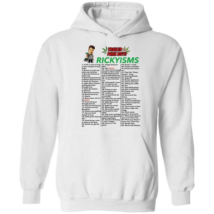 Trailer Park Boys Rickyisms Shirt T Shirt Tee Hoodie