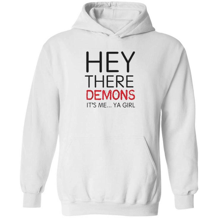 Unsolved Hey There Demons Girl Hoodie