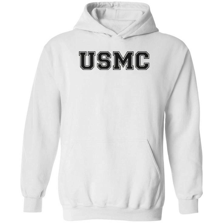 Usmc Athletic Marines In Military Green Hoodie