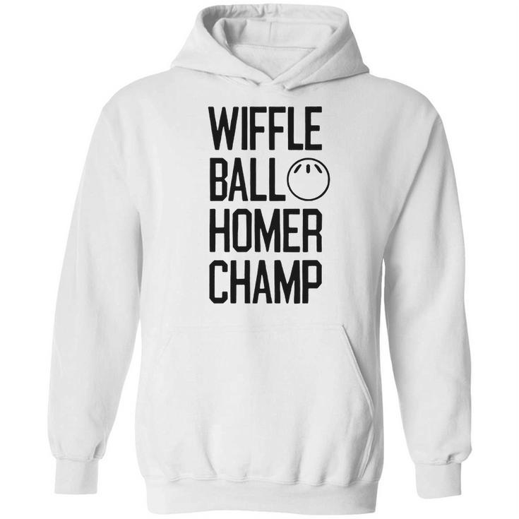 Wiffle Ball Homer Champ Hoodie