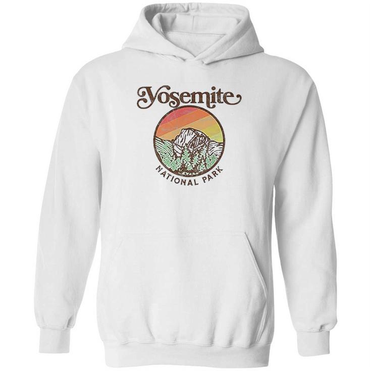 Yosemite National Park Vintage Style Retro 80S Hoodie