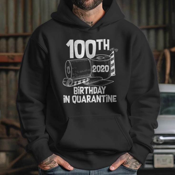 100Th Birthday In Quarantine Toilet Paper Party Hoodie Gifts for Her