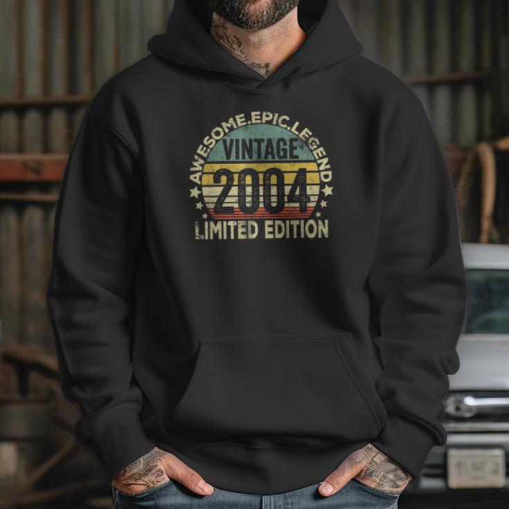 18 Years Old Legendary Retro Vintage Awesome Birthday 2004 Hoodie Gifts for Her