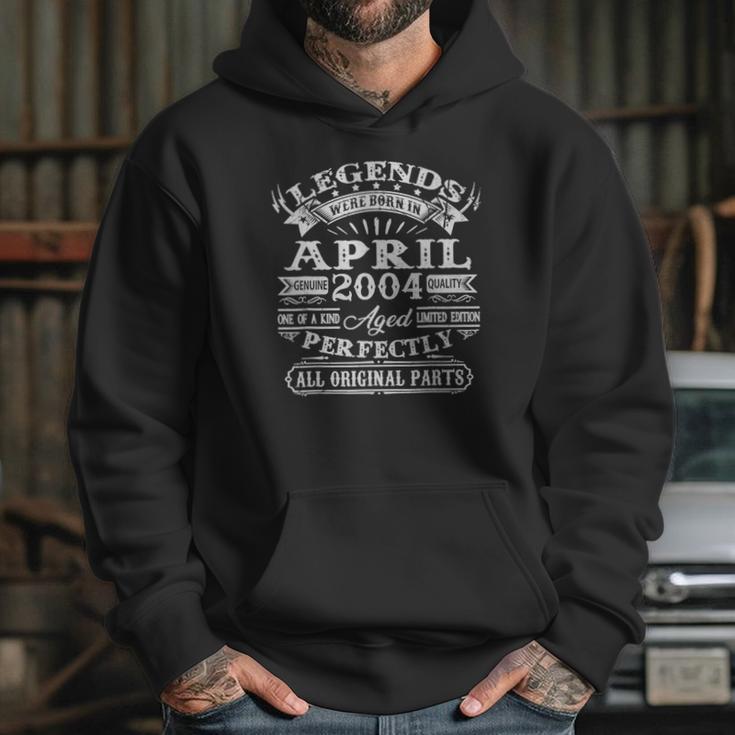 18 Years Old Gifts Legends Born In April 2004 18Th Birthday Hoodie Gifts for Her