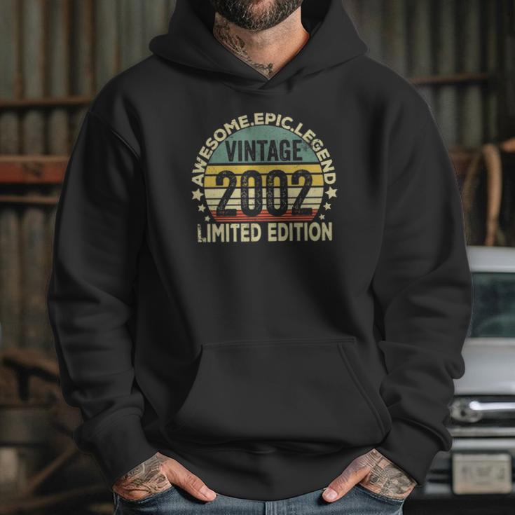 19 Years Old Retro Vintage Awesome Birthday 2002 Hoodie Gifts for Her