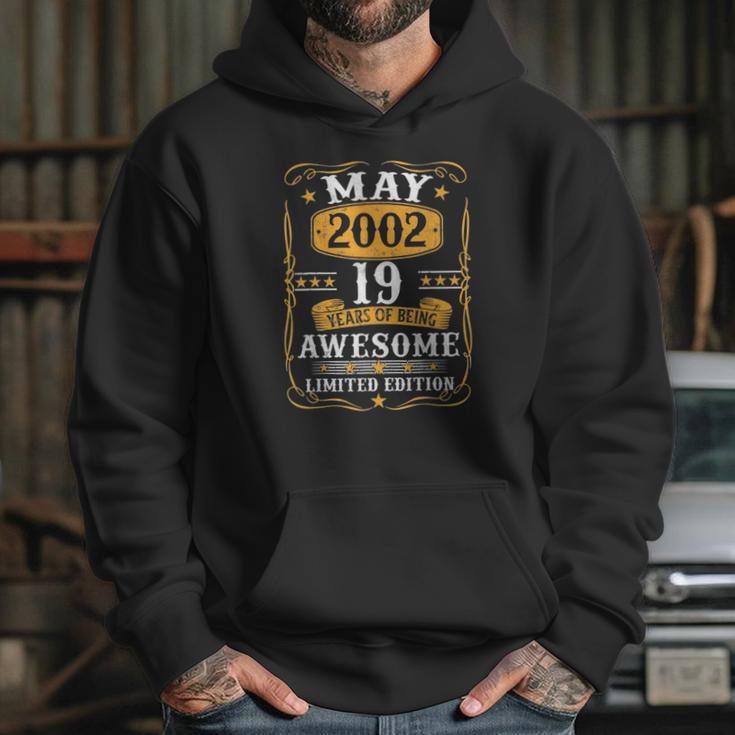 19 Years Old Gifts Vintage May 2002 19Th Birthday Gift Hoodie Gifts for Her