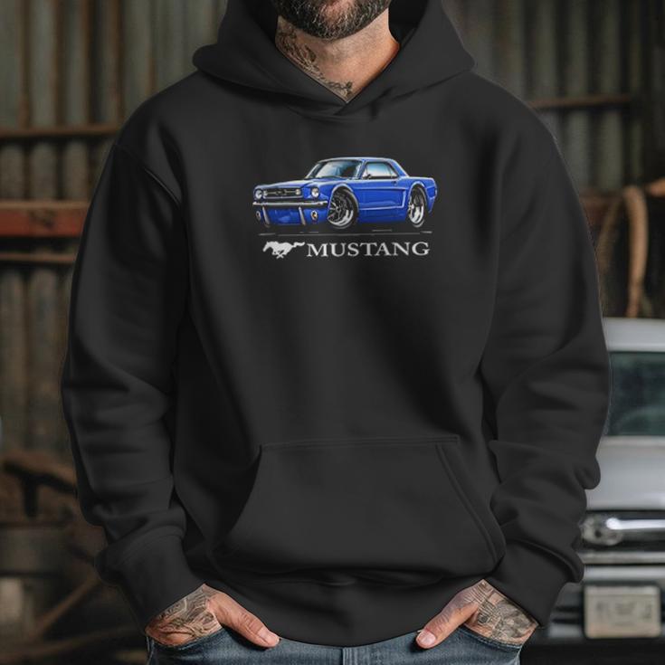 1965 1966 Ford Mustang Coupe Full Color Design Hoodie Gifts for Her