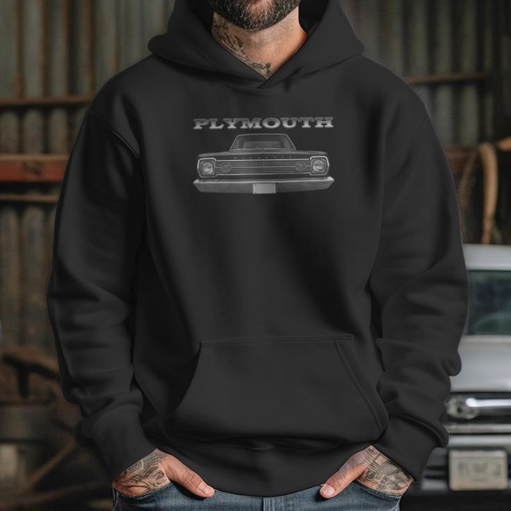 1966 Plymouth Belvedere Ii Front Black Hoodie Gifts for Her