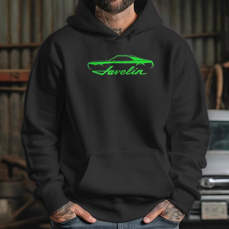 1968 1969 Amc Javelin Classic Color Outline Design Hoodie Gifts for Her