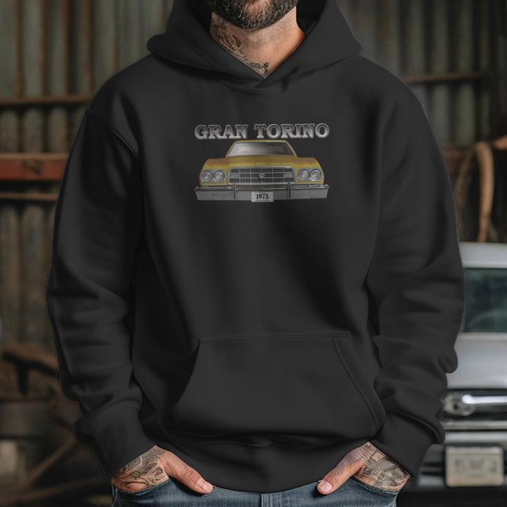 1973 Ford Gran Torino Front Gold Hoodie Gifts for Her