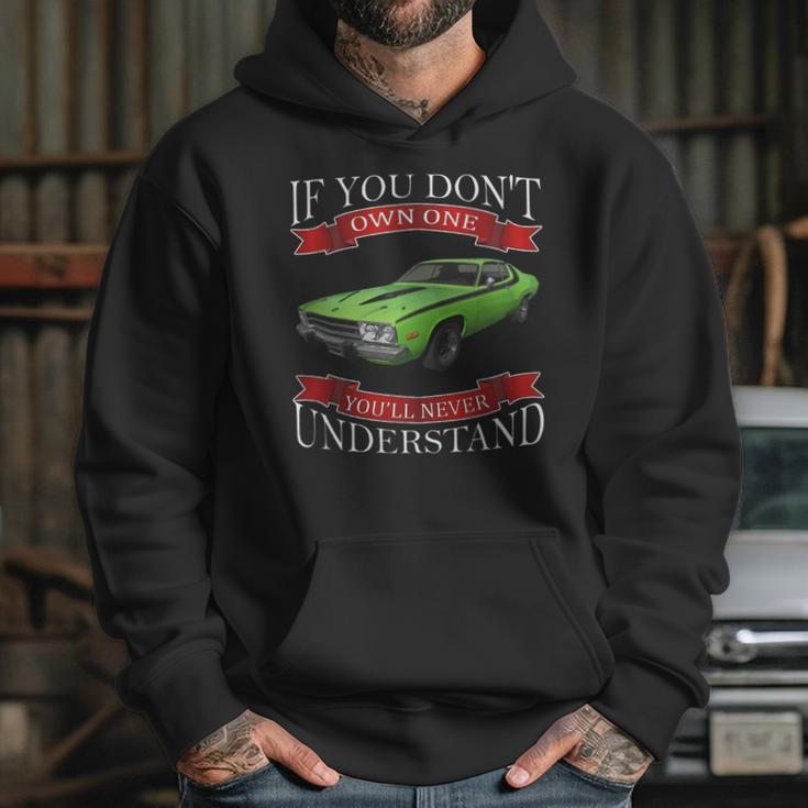 1973 Plymouth Road Runner Back Side Hoodie Gifts for Her