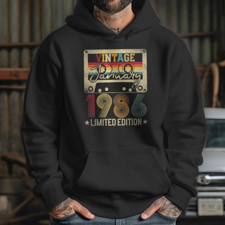 1986 January Vintage Limited Edition 35Th Birthday Gift Idea Hoodie Gifts for Her