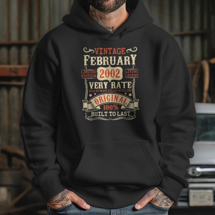 20 Years Old 20Th Birthday Gifts Vintage February 2002 Ver2 Hoodie Gifts for Her