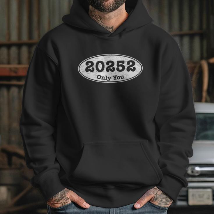 20252 Only You Oval Logo Graphic Design Printed Casual Daily Basic Hoodie Gifts for Her