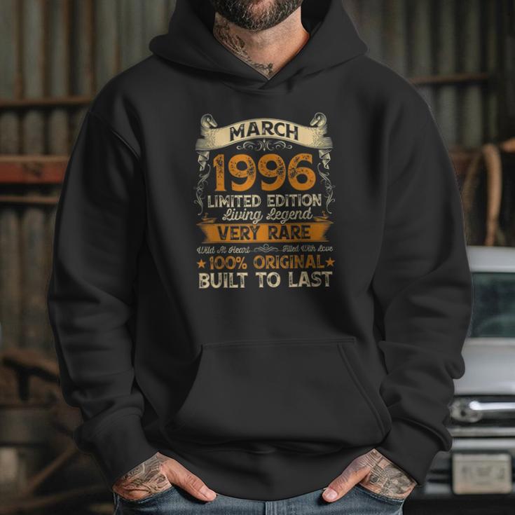 25Th Birthday Gift 25 Years Old Retro Vintage March 1996 Ver2 Hoodie Gifts for Her