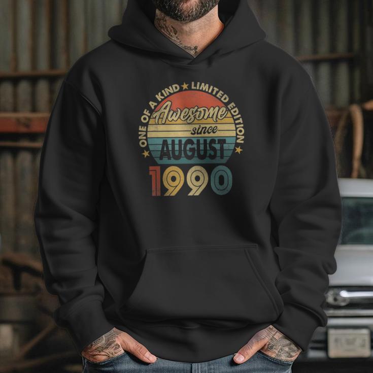 31 Years Old 31St Birthday Men Awesome Since August 1990 Ver2 Hoodie Gifts for Her