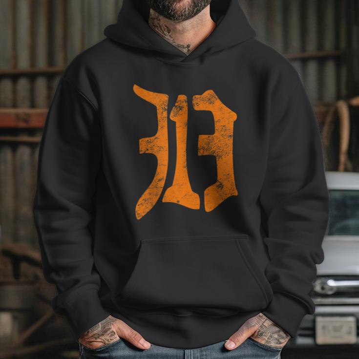 313 Detroit Michigan Vintage Old English D Area Code Hoodie Gifts for Her