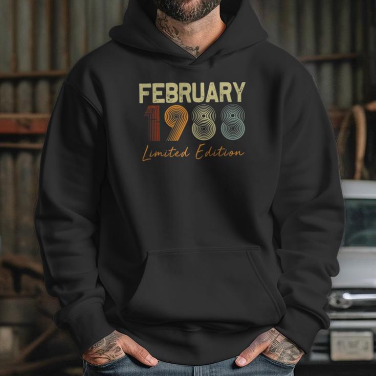 33 Years Old Birthday Gift February 1988 Limited Edition Hoodie Gifts for Her