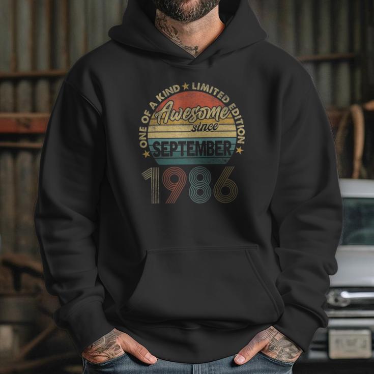 35 Years Old 35Th Birthday Men Awesome Since September 1986 Ver2 Hoodie Gifts for Her