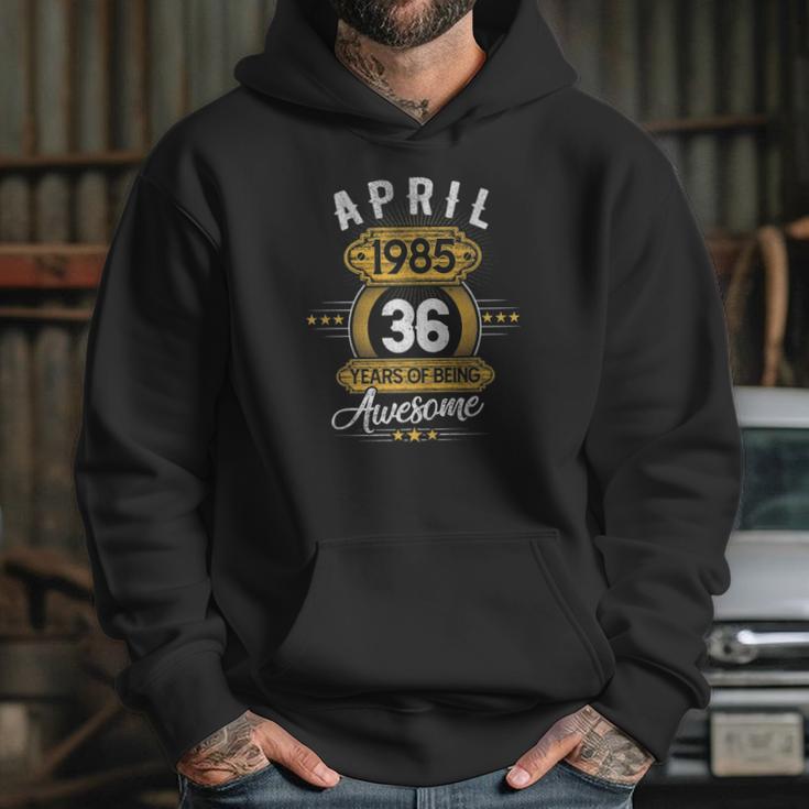 36 Years Old Retro April 1985 Limited Edition 36Th Birthday Hoodie Gifts for Her