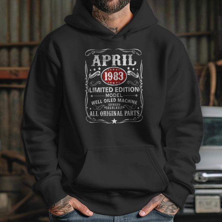 38 Years Old 38Th Birthday Decoration April 1983 Ver2 Hoodie Gifts for Her