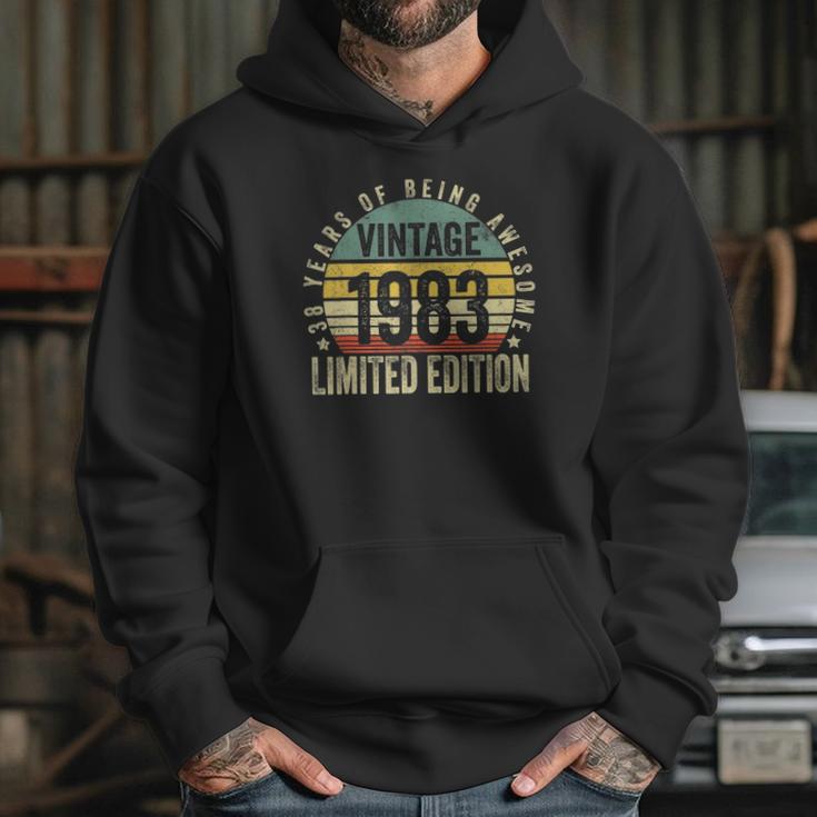 38 Years Old Vintage 1983 Limited Edition 38Th Birthday Hoodie Gifts for Her