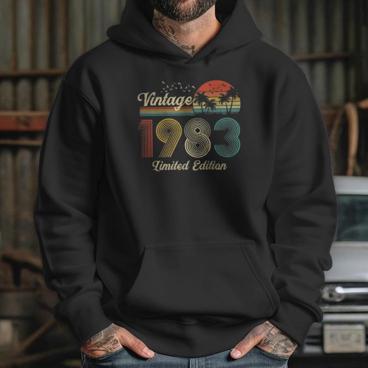 38 Years Old Gifts Vintage Classic 1983 Retro Limited Edition Hoodie Gifts for Her