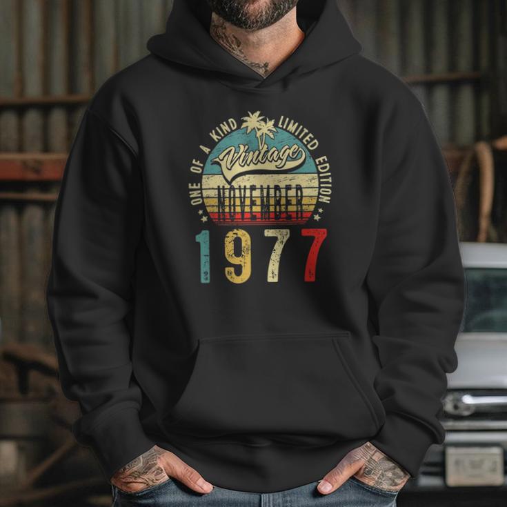 45 Years Old November 1977 Decorations 45Th Birthday Hoodie Gifts for Her