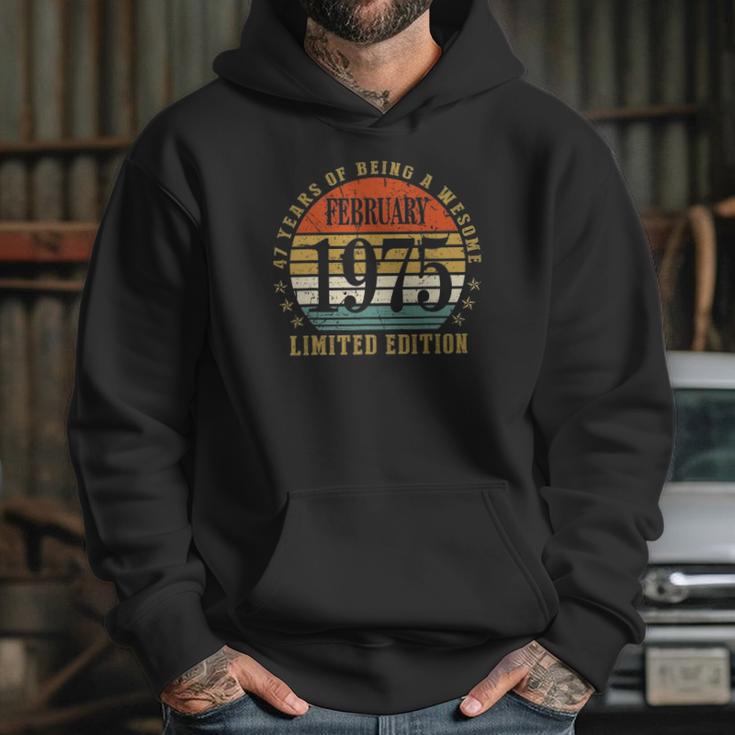 47 Years Old Gift February 1975 Limited Edition Hoodie Gifts for Her