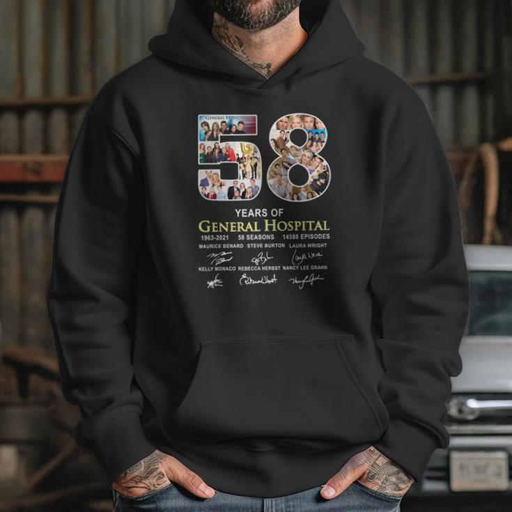 58 Years Of General Hospital 1963 2021 58 Seasons 14588 Episodes Signatures Hoodie Gifts for Her