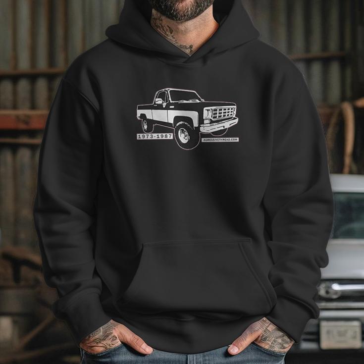 Aggressive Thread Square Body 1973 1987 Squarebody Hoodie Gifts for Her