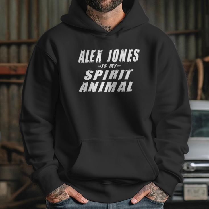 Alex Jones Is My Spirit Animal Infowars Supporter Hoodie Gifts for Her