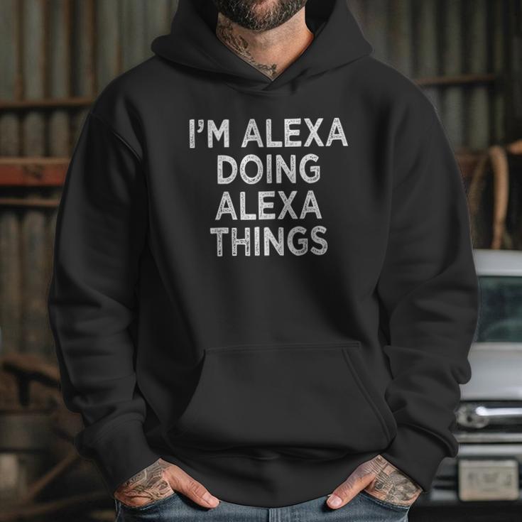 Alexa Graphic Design Printed Casual Daily Basic Hoodie Gifts for Her